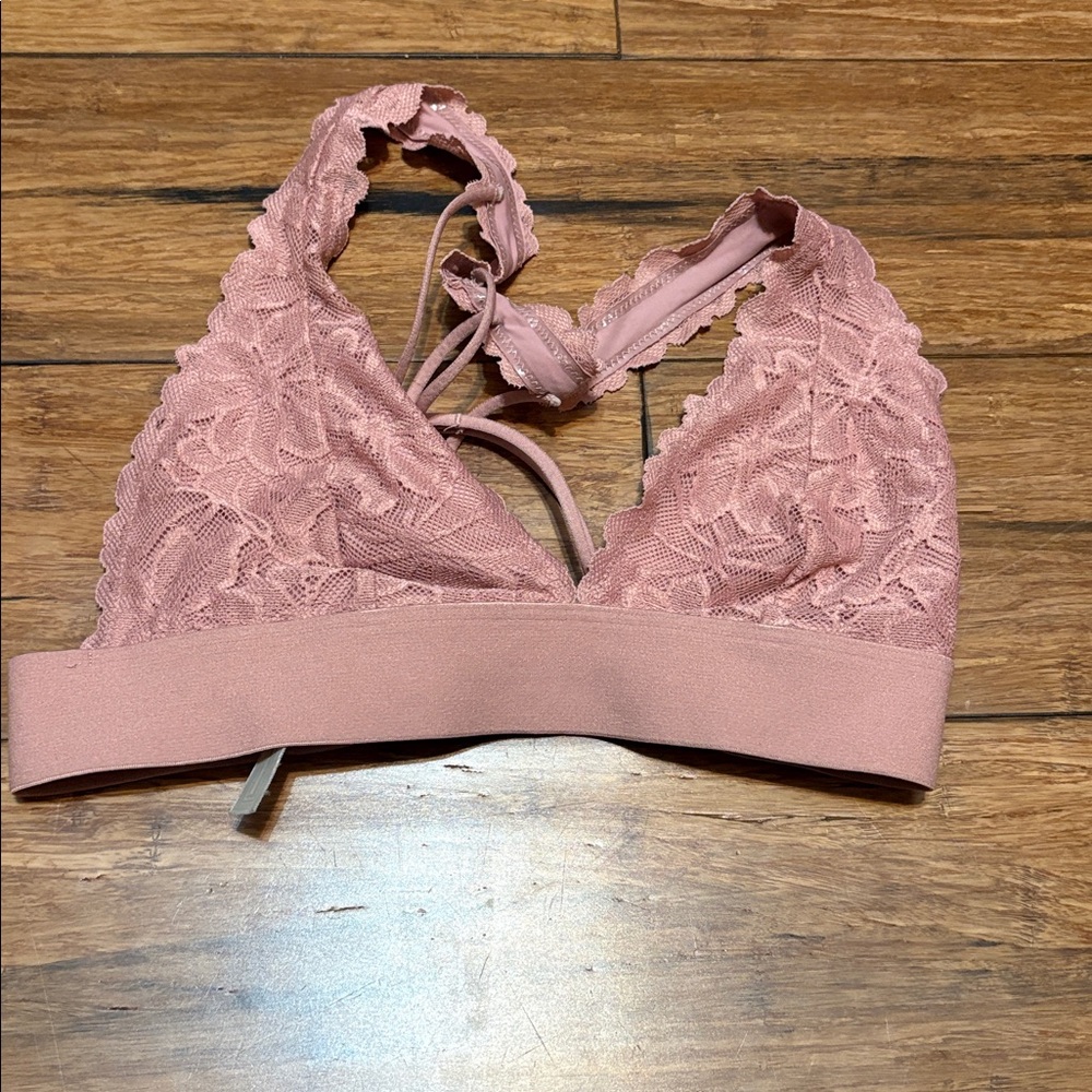 PINK Victoria’s Secret Lace Bralette XS Mauve - Picture 2 of 6